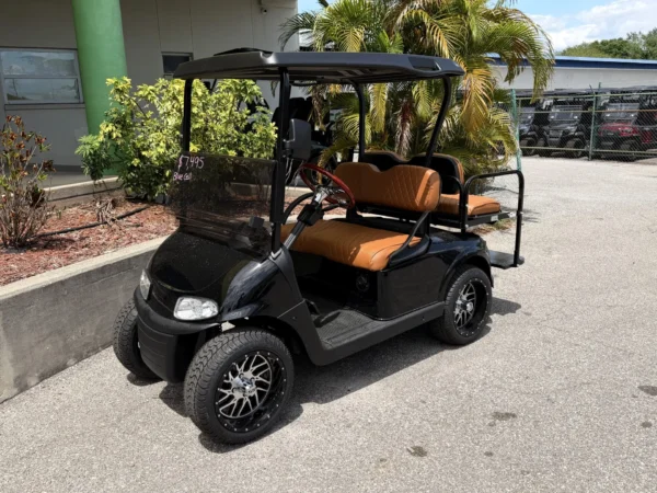 2019 E-Z-GO Freedom RXV Elite Blue Cell Lithium 4 Passenger Golf Cart (Black) at Oxford Golf Cars