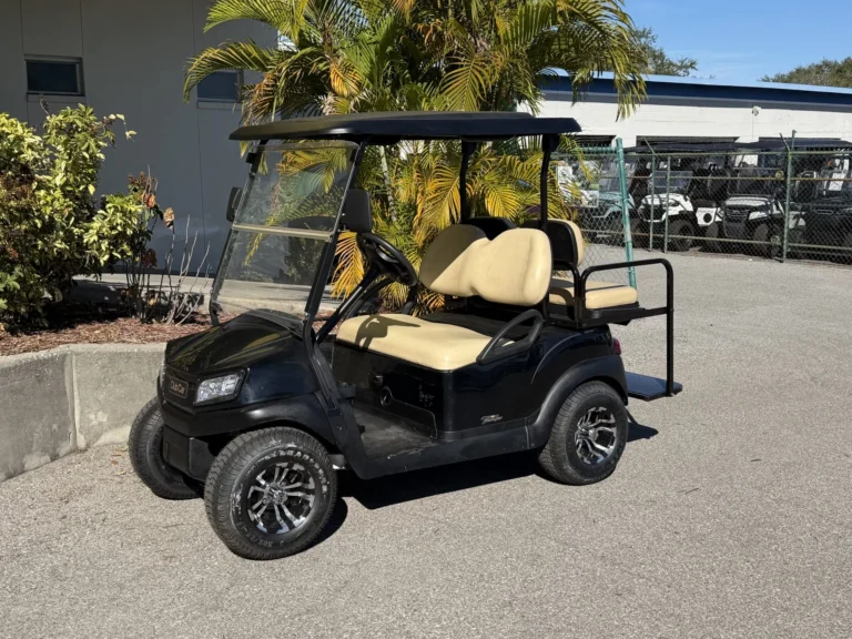 2020 Club Car Tempo Lithium 4 Passenger Golf Cart (Black) at Oxford Golf Cars