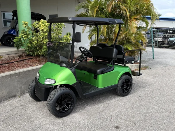 2020 E-Z-GO Freedom RXV Elite Lithium 4 Passenger Golf Cart (Monster Green) at Oxford Golf Cars