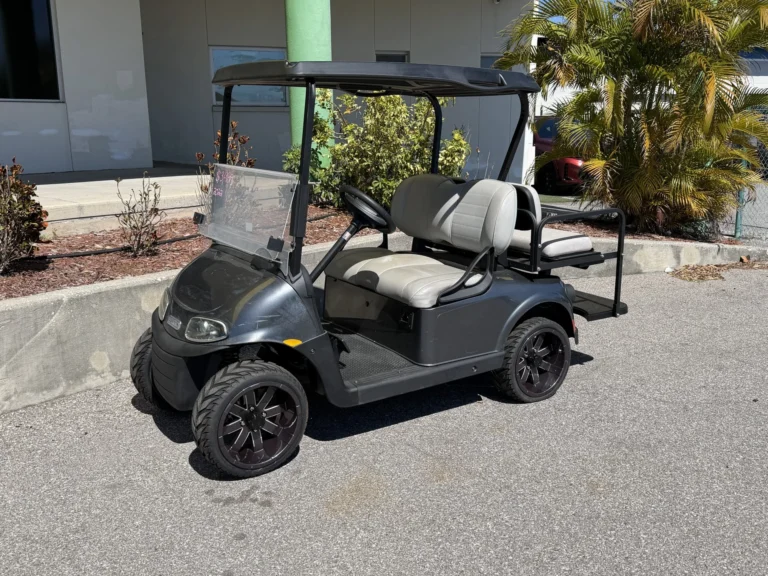 2022 E-Z-GO Freedom RXV Elite Lithium 4 Passenger Golf Cart (Charcoal Gray) at Oxford Golf Cars