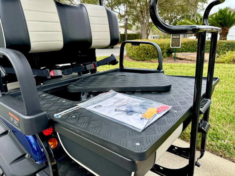 2024 Evolution Forester 4 Plus Lifted Lithium 4 Passenger Golf Cart (Ocean Blue) at Oxford Golf Cars
