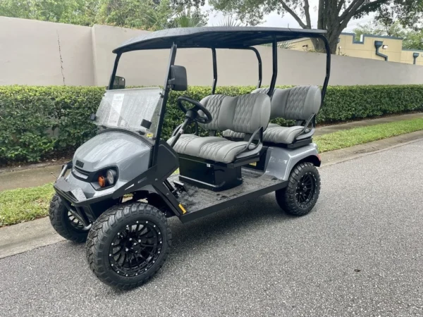 2026 E-Z-GO Liberty ELiTE Lithium 4 Passenger Forward-Facing Golf Cart (Slate Gray) at Oxford Golf Cars