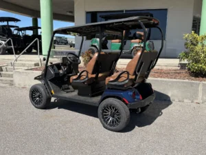 2026 E Z GO Liberty Elite Luxury XLT Golf Cart for Sale (Patriot Blue)252 (2)