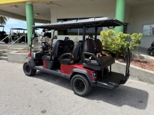 2026 Epic E60FX Red 6 Passenger Lithium Golf Cart for Sale130 (2)