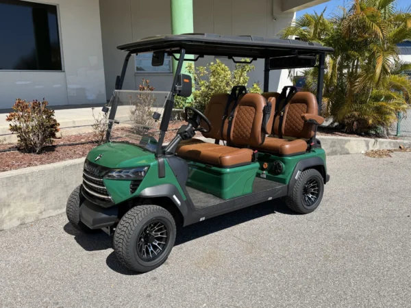 2026 PDG Greyson Lithium 4 Passenger Golf Cart (Sage Green) at Oxford Golf Cars