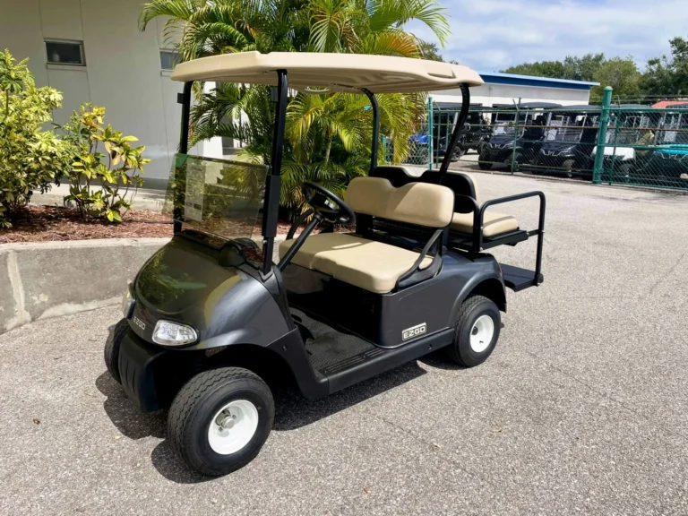 2018 E-Z-GO RXV Elite Lithium 4 Passenger Golf Cart (Charcoal Gray) at Oxford Golf Cars