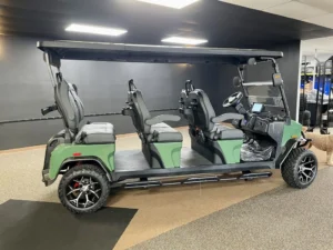 2026 Denago EV Rover XXL Lifted 6 Passenger Lithium Golf Cart (Green) - photo 2 at Oxford Golf Cars